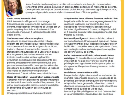 Lumb&rsquo;infos flash n°2